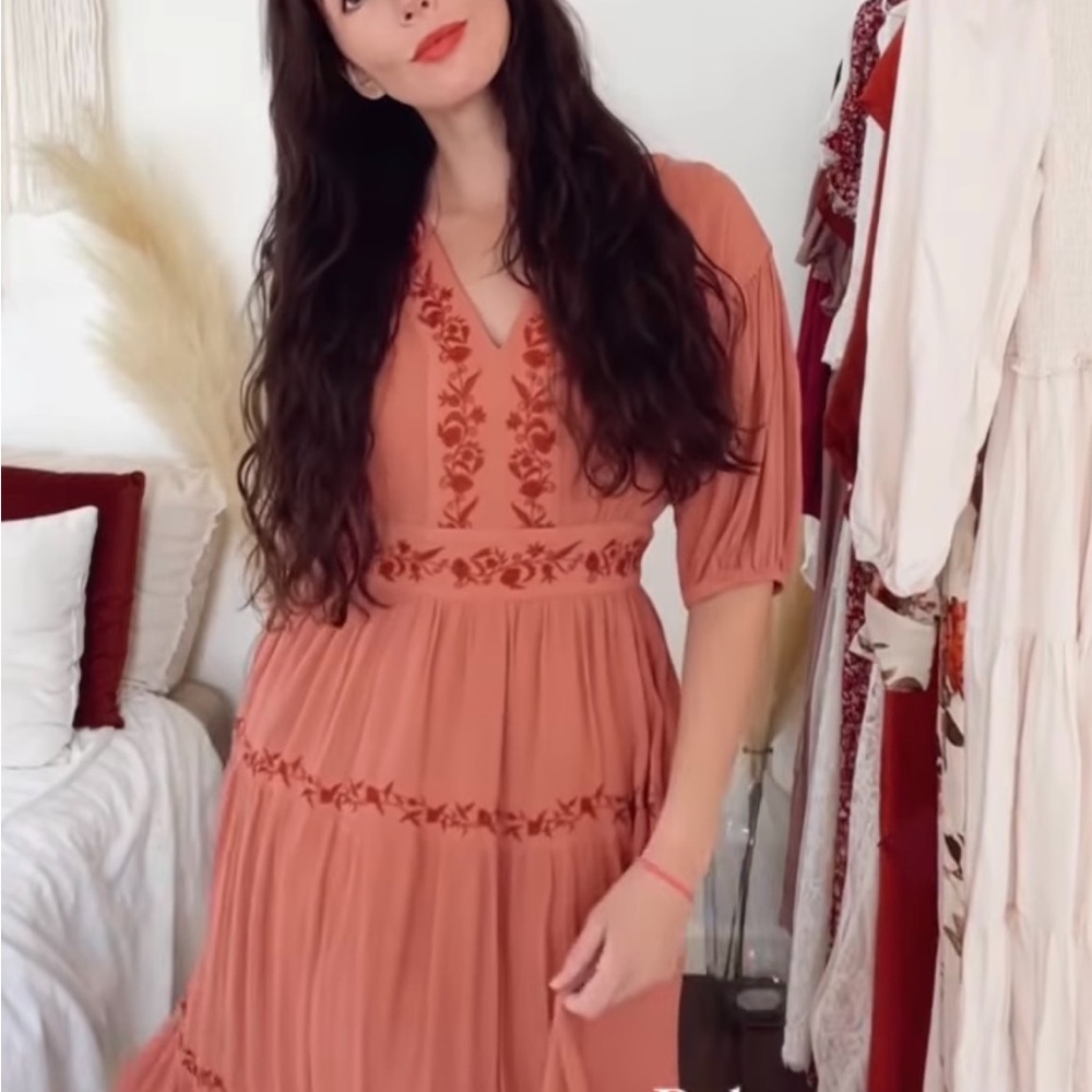 Willow Embroidered Maxi Dress Bohme M